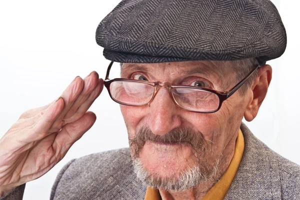 Portrait of the old man — Stock Photo, Image
