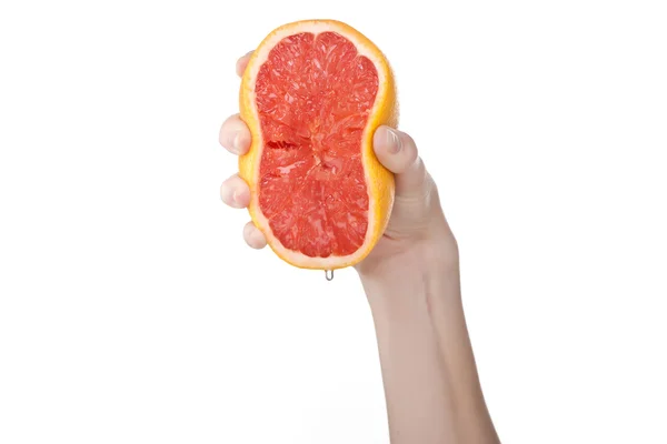 Grapefruitový džus. — Stock fotografie