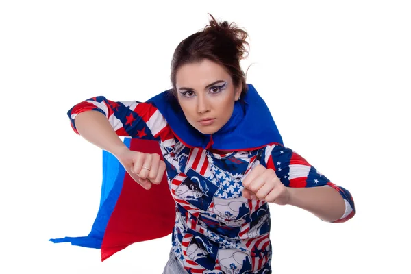 Superwoman. — Stock Photo, Image