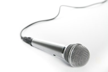 Microphone on a white background. Isolated. clipart