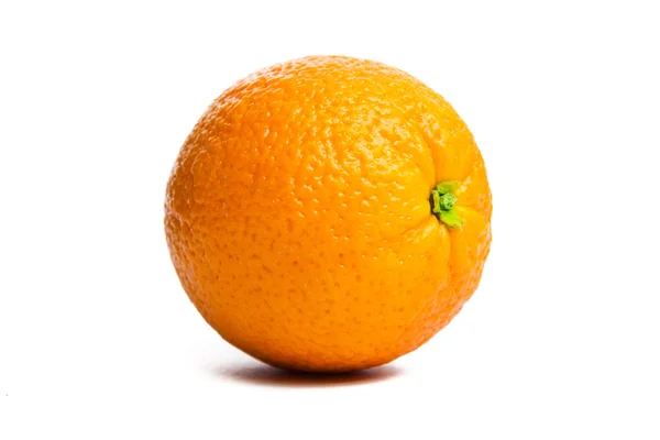 Naranja aislada en el blanco — Stok fotoğraf
