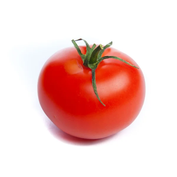 stock image Fresh ripe tomato isolated on white background