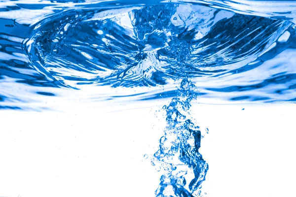 Água azul. Fecha a porta. Macro shot — Fotografia de Stock