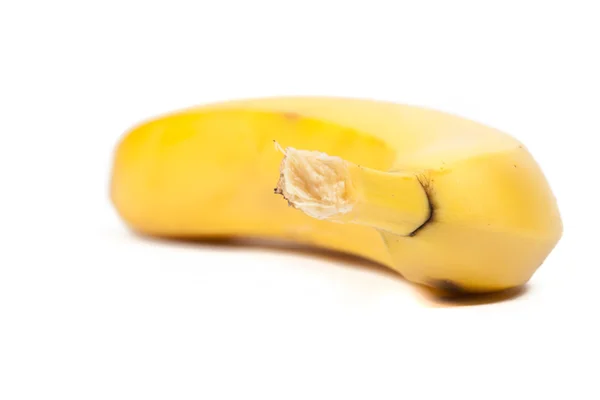 Спелый банан изолирован — стоковое фото
