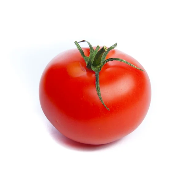Fresh ripe tomato isolated on white background Stock Picture