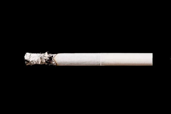 香烟。孤立在黑色. — 图库照片