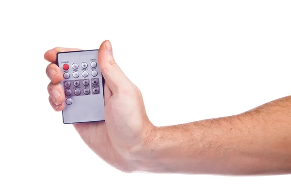 Remote Control in a hand — Stock Photo, Image