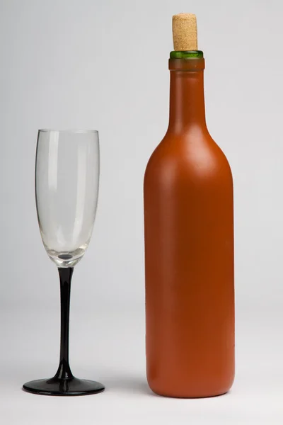Die Weinflasche — Stockfoto