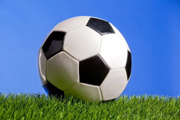Fotbalový míč. closeup. — Stock fotografie