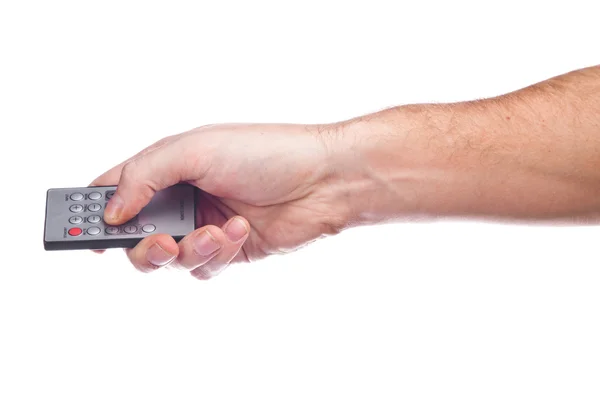Remote Control in a hand — Stock Photo, Image