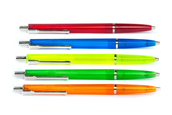 Multi-färgade pennor. — Stockfoto