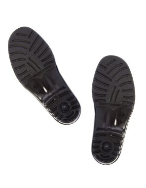 Two black soles. clipart