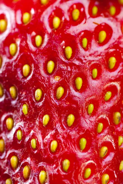 stock image The texture of strawberries.