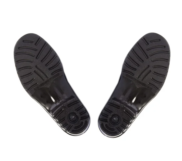 Two black soles. — Stock Photo, Image