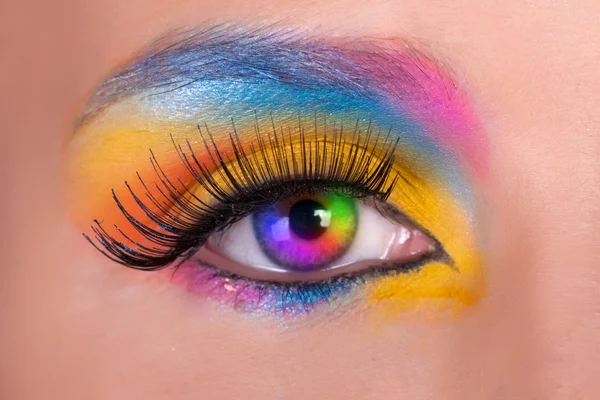 Ojos femeninos multicolores . —  Fotos de Stock