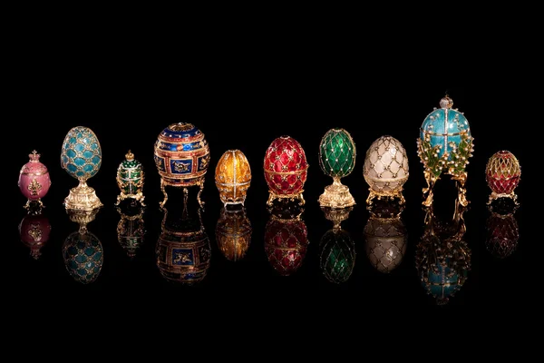Huevos de Grupo Faberge . —  Fotos de Stock