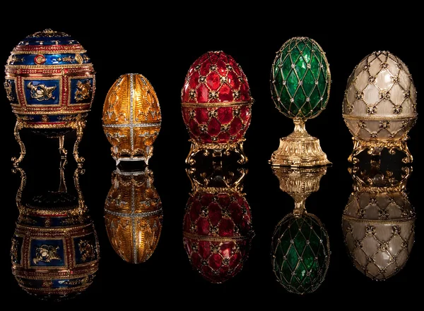 Huevos de Grupo Faberge . — Foto de Stock