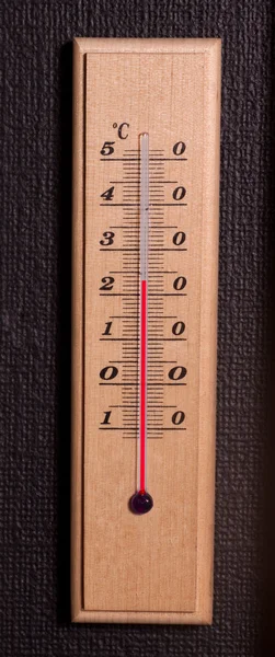 老温度计测量摄氏温度. — 图库照片