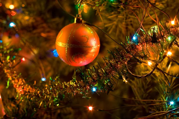 Διακοσμήσεις χριστουγεννιάτικων δέντρων — Φωτογραφία Αρχείου