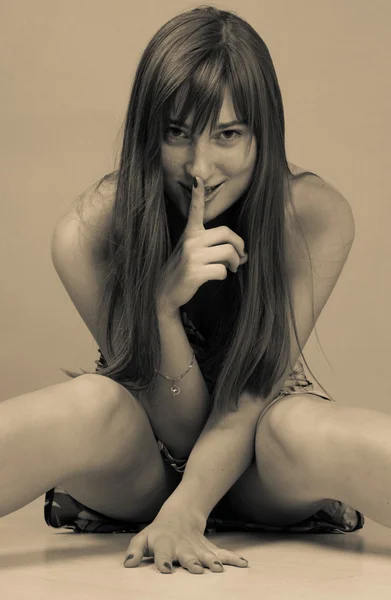 Russische seksuele dame — Stockfoto