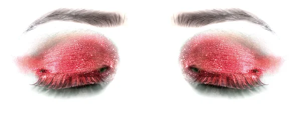 Vrouwelijke ogen. Close-up. make-up. — Stockfoto