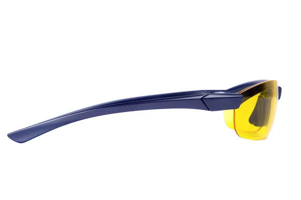 Yellow sunglasses. Side view. — Stock Photo, Image