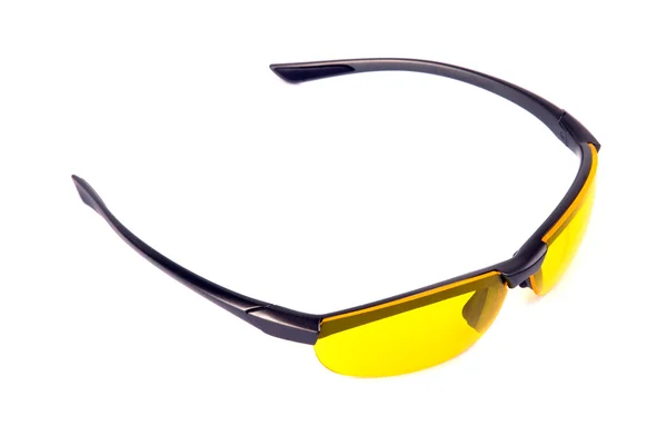 Желтые солнечные очки. Высокий угол обзора . — стоковое фото
