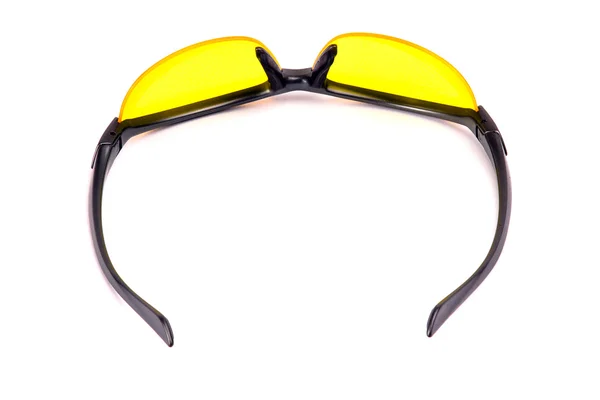 Желтые солнечные очки. Обратный ход . — стоковое фото