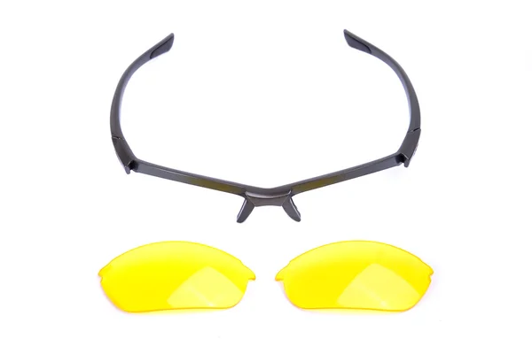 Glasses frame and lens — Stock Photo, Image