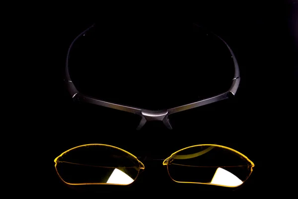 Glasögon ram och objektiv. — Stockfoto