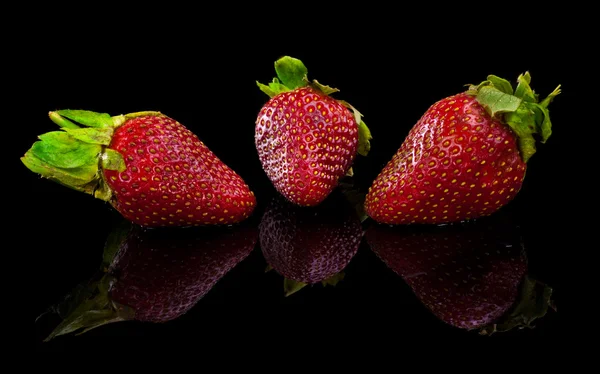 stock image Strawberry. Close up.