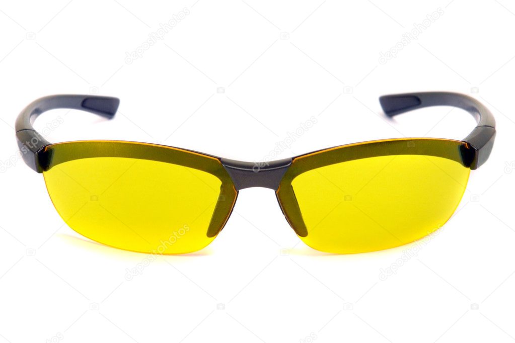 Download Yellow sunglasses. Front view. — Stock Photo © TpaBMa2 ...