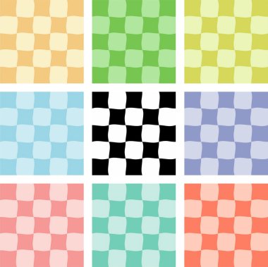 Checkered backgrounds 2 clipart