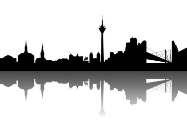 Citizen of Duesseldorf abstract clipart