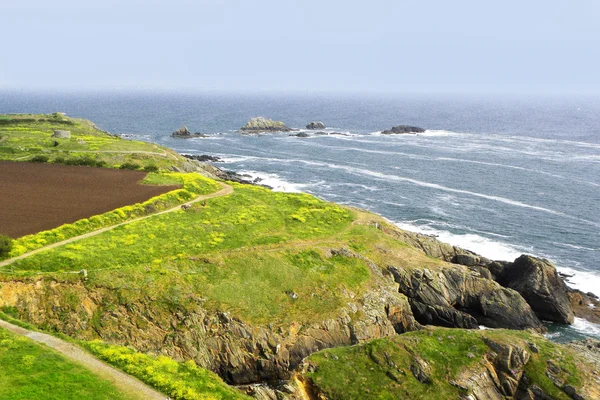 stock image Atlantic coastline in Brittany, France