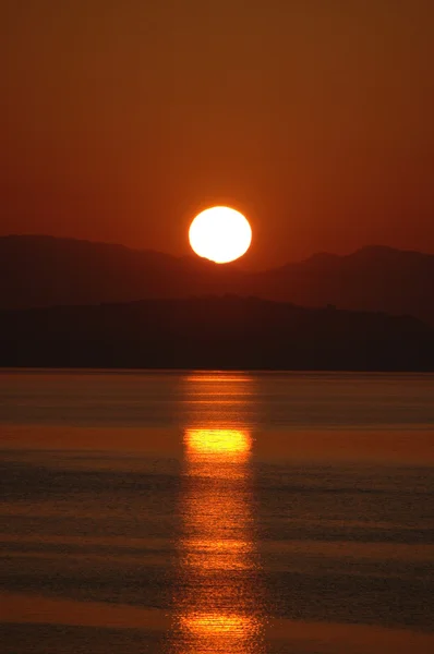Wspaniały zachód słońca niebo — Zdjęcie stockowe