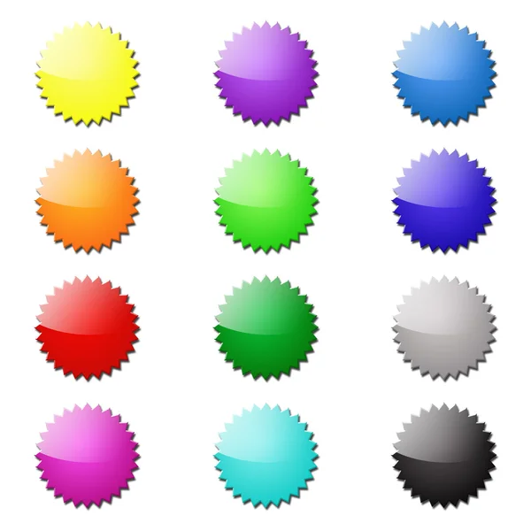 Buttons round — Stock Photo, Image