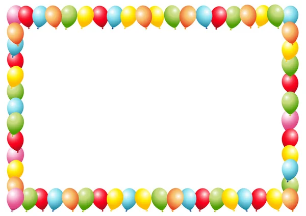 Cadre de ballon — Image vectorielle