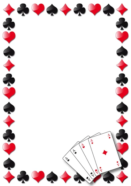 Speelkaarten — Stockvector