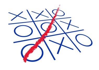 Tic Tac Toe game clipart