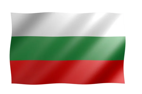 Flaga Bułgarii — Zdjęcie stockowe