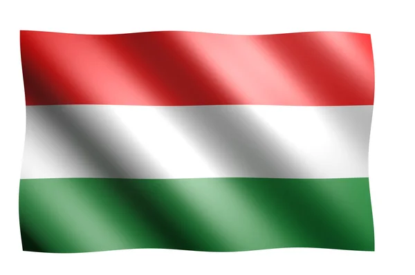 Drapeau de Hongrie — Photo
