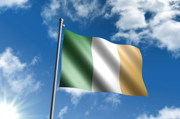Irlands flagg — Stockfoto