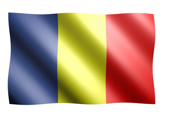 Прапор Румунії — стокове фото