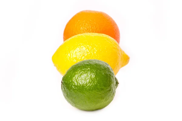 Kalk, citroen en sinaasappel — Stockfoto