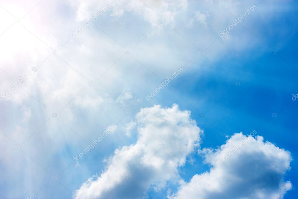 Sky with clouds