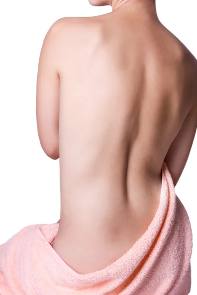 Женская спина — стоковое фото
