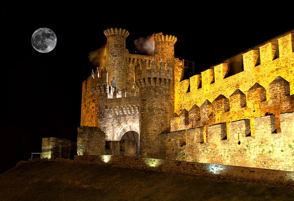 Castillo de Ponferrada — Foto de Stock