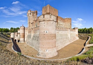 Castillo de la Mota en Medina del Campo, España clipart