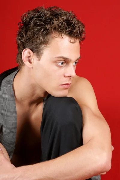 Sexy caucasian young man — Stock Photo, Image